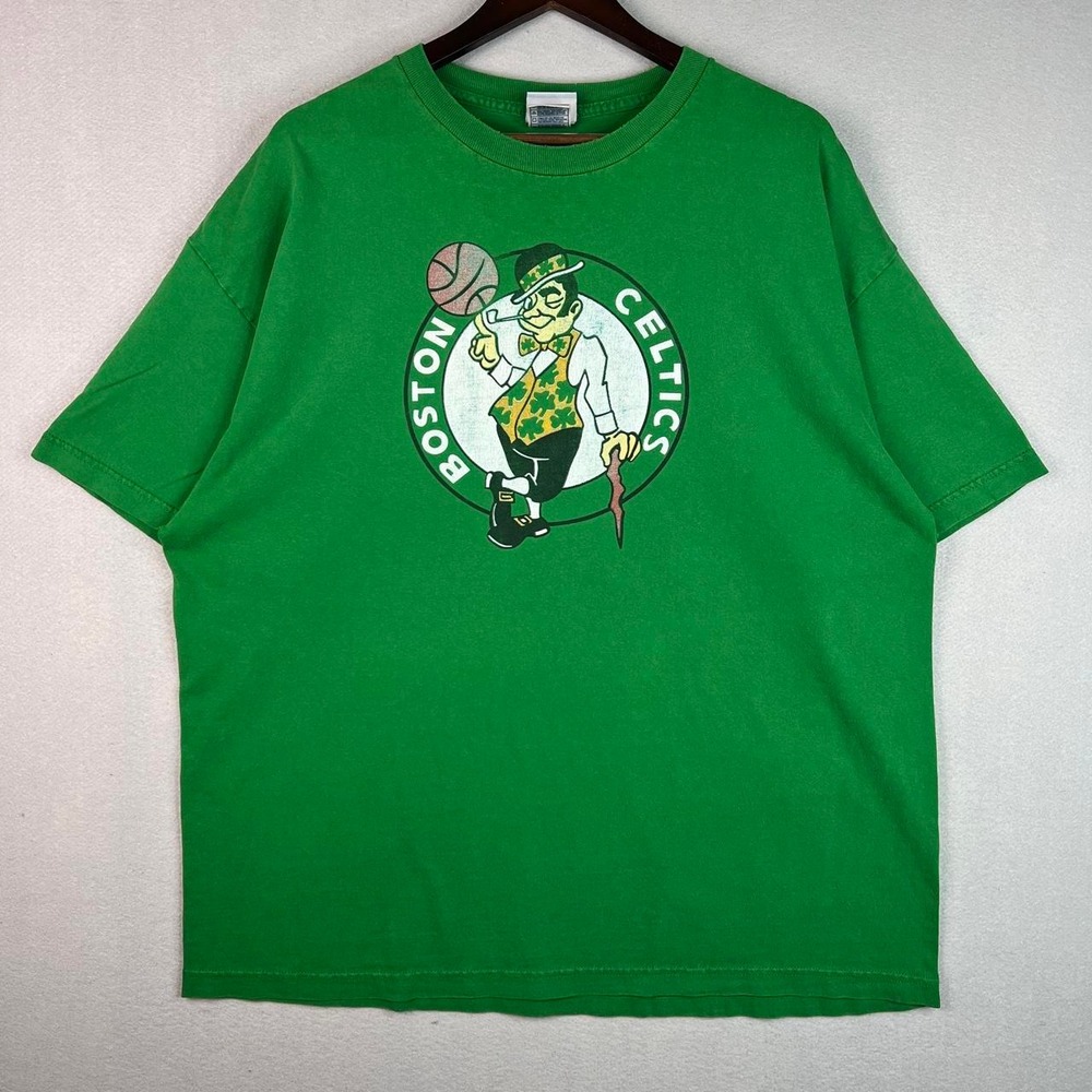 2000s Boston Celtics NBA Basketball Green Tee Shirt XXL